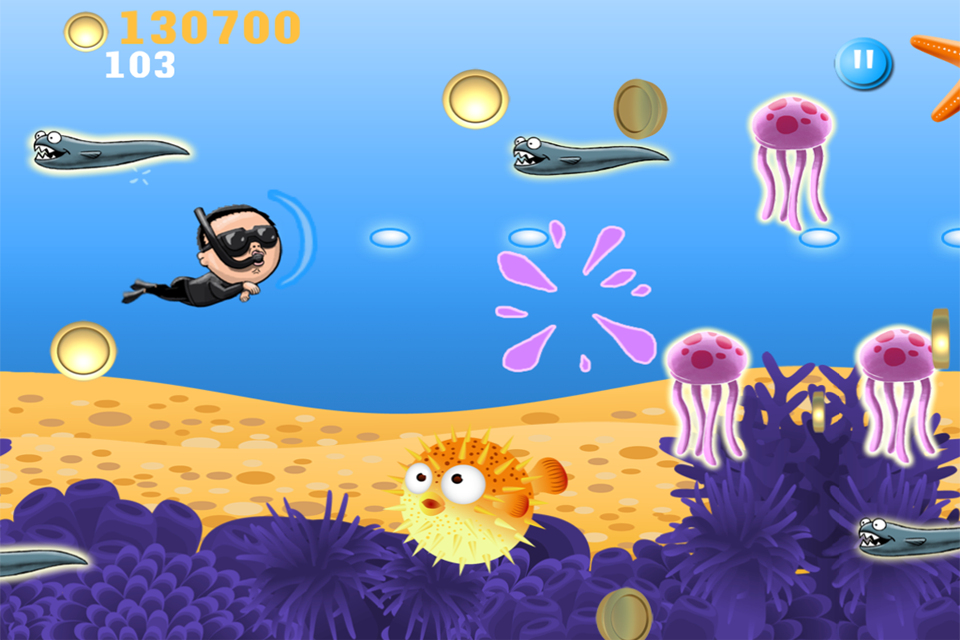 A Gangnam Dive - Free Diving Game